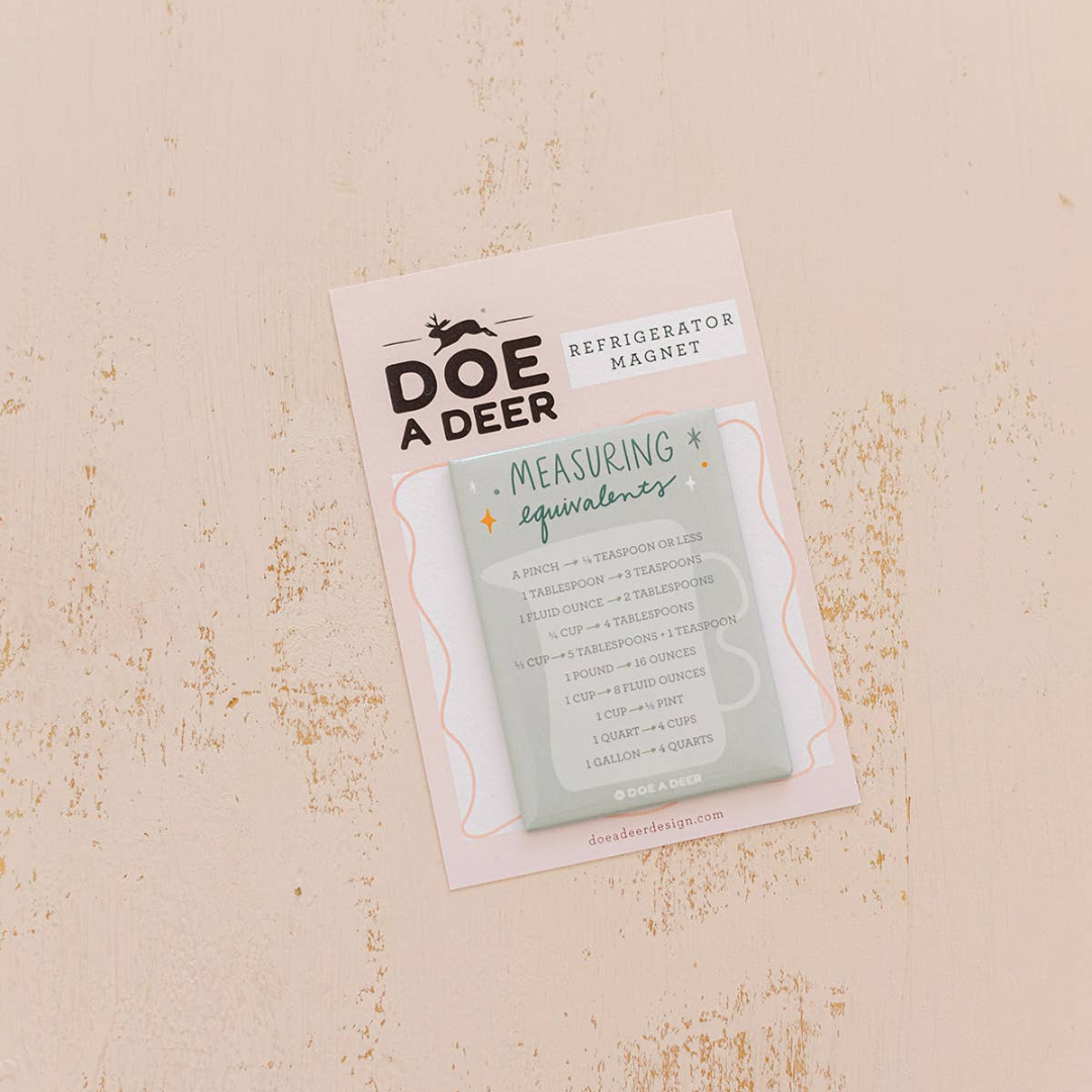 Doe a Deer Measuring Equivalents Magnet