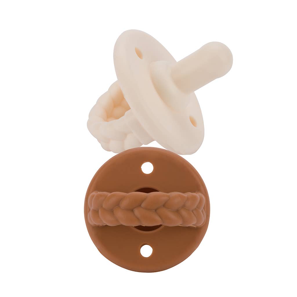 Coconut/Toffee Sweetie Soother™ Pacifier Set