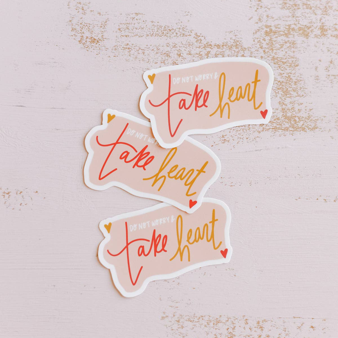 Take Heart Sticker
